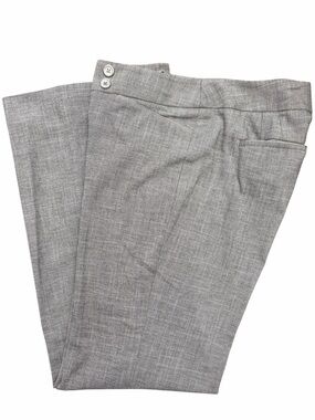 WHITE HOUSE BLACK MARKET Legacy Fit Gray Bootleg Dress Pants 10R